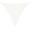 Solsegel HDPE trekantigt vit vidaXL 3.6 x 3.6 x 3.6 m – miniatyr 2