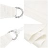 Solsegel HDPE trekantigt vit vidaXL 3.6 x 3.6 x 3.6 m – miniatyr 6