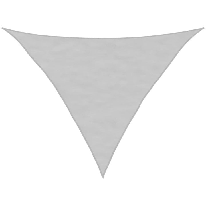 Solsegel ljusgrå 100% polyesteroxford vidaXL 2.5 x 2.5 x 3.5 m – bild 2