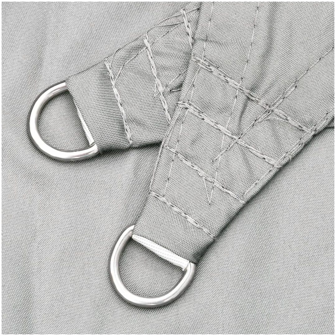 Solsegel ljusgrå 3,5x2 m 100% polyesteroxford vidaXL 2 x 3.5 m – bild 5