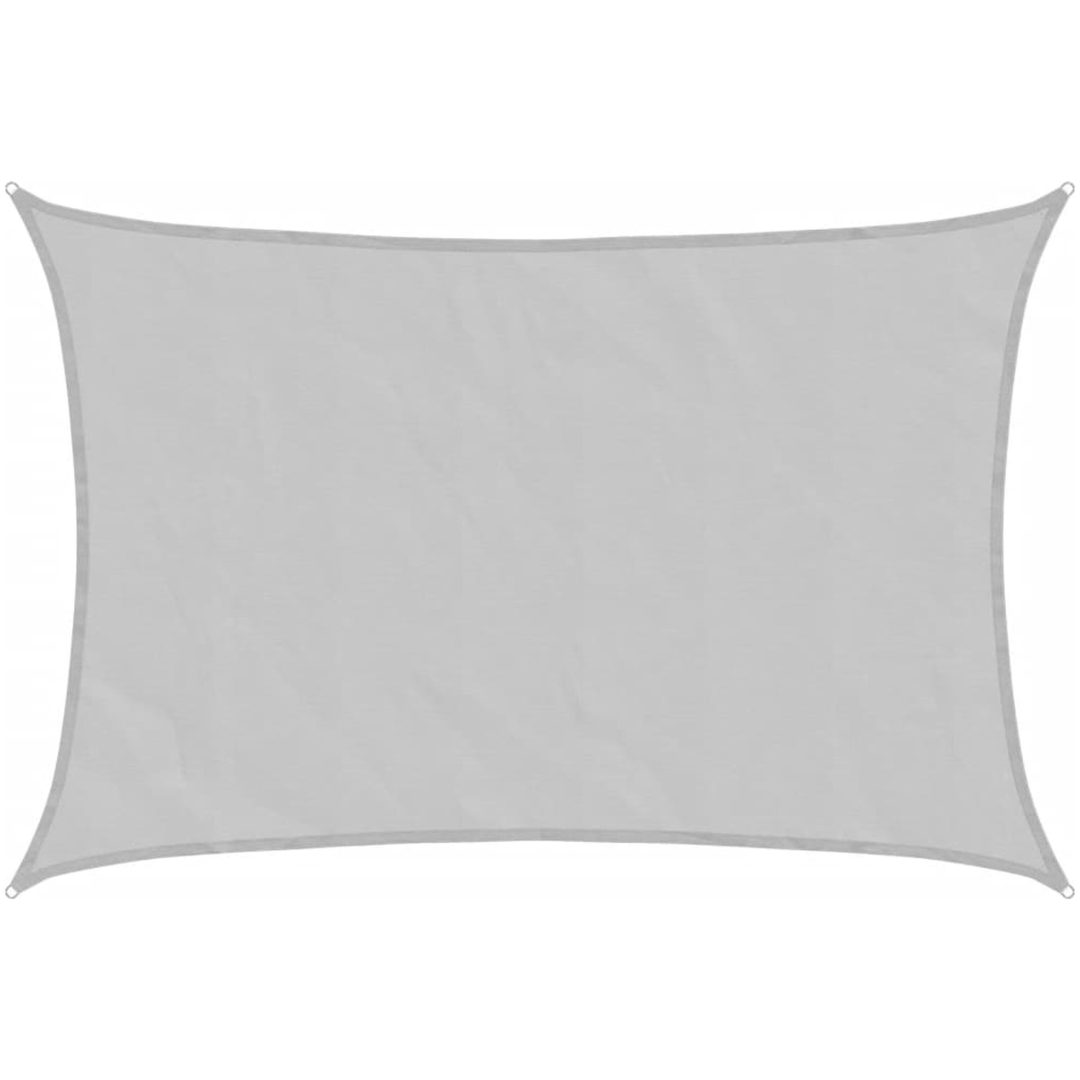 Solsegel ljusgrå 5x3,5 m 100% polyesteroxford vidaXL 3.5 x 5 m – bild 2