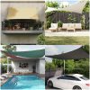 Solsegel ljusgrå 5x4 m 100% polyesteroxford vidaXL 4 x 5 m – miniatyr 1