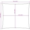 Solsegel oxfordtyg fyrkantigt antracit vidaXL 2.5 x 2.5 m – miniatyr 10