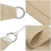 Solsegel oxfordtyg fyrkantigt beige vidaXL 2 x 2 m – miniatyr 7