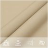 Solsegel oxfordtyg fyrkantigt beige vidaXL 2 x 2 m – miniatyr 8
