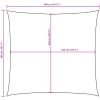 Solsegel Oxfordtyg kvadratiskt antracit vidaXL 3.6 x 3.6 m – miniatyr 10