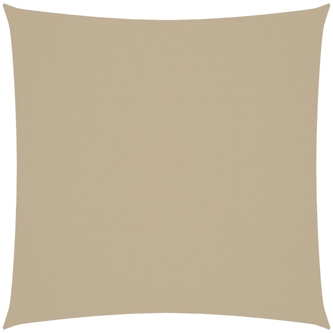 Solsegel oxfordtyg kvadratiskt beige vidaXL 3.6 x 3.6 m – bild 2