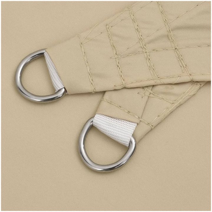 Solsegel oxfordtyg kvadratiskt beige vidaXL 3.6 x 3.6 m – bild 6