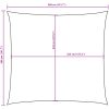 Solsegel Oxfordtyg kvadratiskt vit vidaXL 3.6 x 3.6 m – miniatyr 10