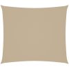 Solsegel Oxfordtyg rektangulärt beige vidaXL 2.5 x 3 m – miniatyr 2