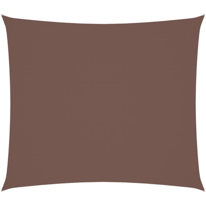 Solsegel oxfordtyg rektangulärt brun vidaXL 2 x 2.5 m – bild 2