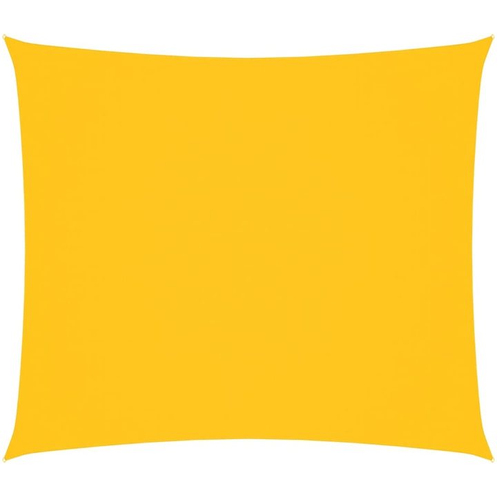 Solsegel oxfordtyg rektangulärt gul vidaXL 2 x 2.5 m – bild 2
