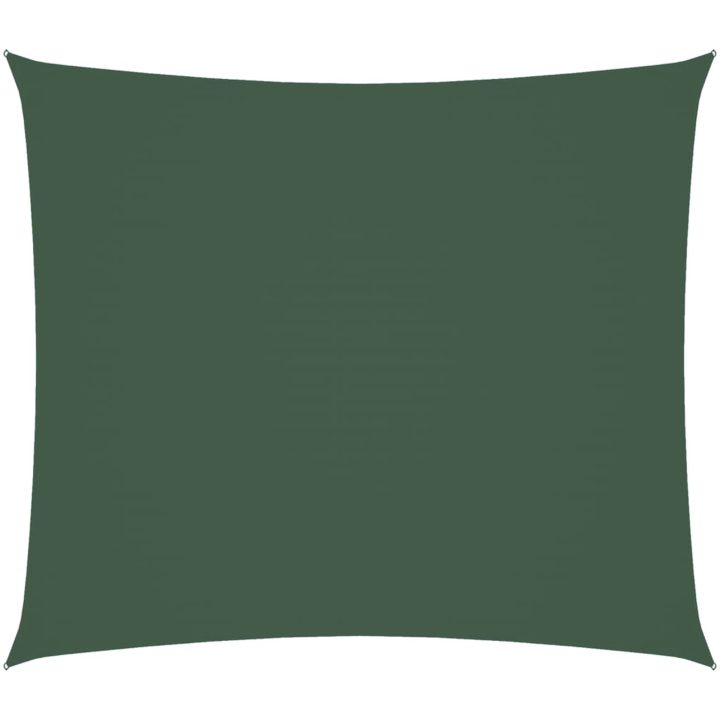 Solsegel oxfordtyg rektangulärt mörkgrön vidaXL 2 x 2.5 m – bild 2