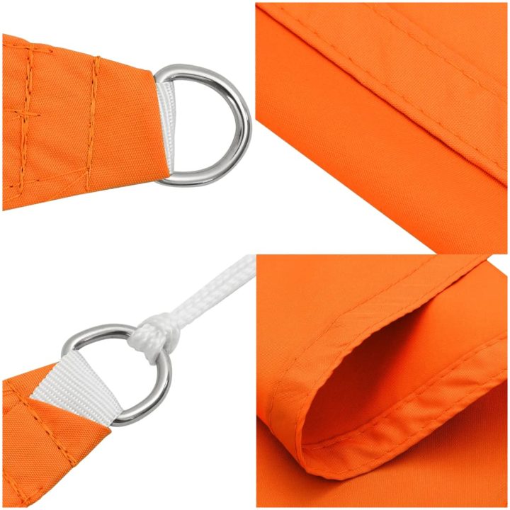 Solsegel oxfordtyg rektangulärt orange vidaXL 2 x 4 m – bild 7