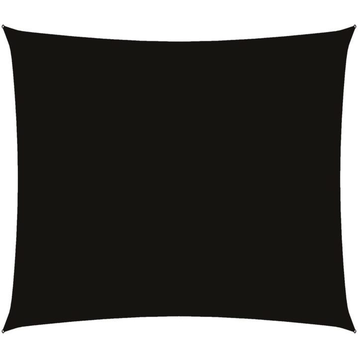 Solsegel oxfordtyg rektangulärt svart vidaXL 2 x 2.5 m – bild 2