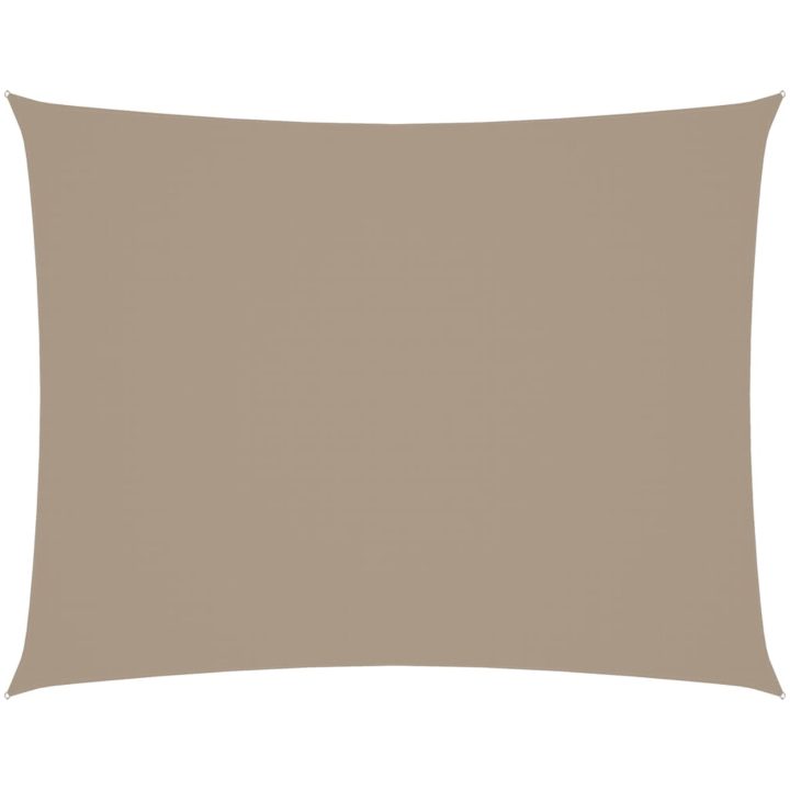 Solsegel oxfordtyg rektangulärt taupe vidaXL 2 x 3.5 m – bild 2