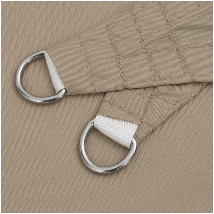 Solsegel oxfordtyg rektangulärt taupe vidaXL 2 x 3.5 m – bild 6