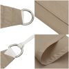 Solsegel oxfordtyg rektangulärt taupe vidaXL 2 x 3.5 m – miniatyr 7
