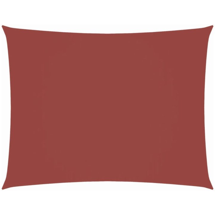 Solsegel oxfordtyg rektangulärt terracotta vidaXL 2 x 3.5 m – bild 2