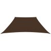 Solsegel oxfordtyg trapets brun vidaXL 2/4 x 3 m – miniatyr 2