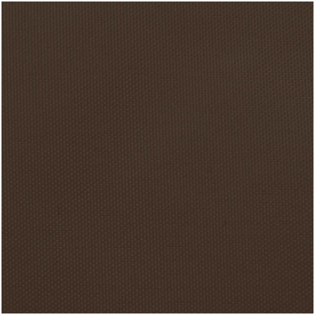 Solsegel oxfordtyg trapets brun vidaXL 2/4 x 3 m – bild 3