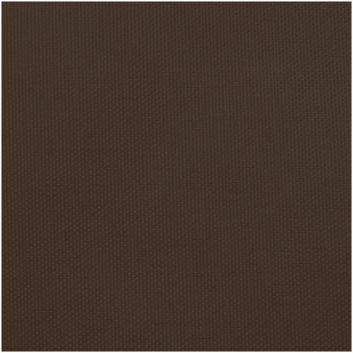 Solsegel oxfordtyg trapets brun vidaXL 2/4 x 3 m – bild 3