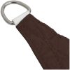 Solsegel oxfordtyg trapets brun vidaXL 2/4 x 3 m – miniatyr 4