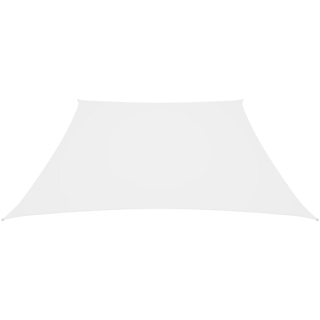 Solsegel oxfordtyg trapets vit vidaXL 2/4 x 3 m – bild 2