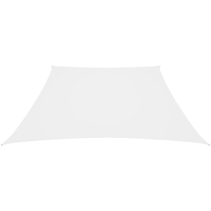 Solsegel oxfordtyg trapets vit vidaXL 2/4 x 3 m – bild 2