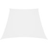 Solsegel oxfordtyg trapets vit vidaXL 2/4 x 3 m – miniatyr 1