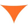 Solsegel oxfordtyg trekantigt orange vidaXL 3 x 3 x 4.24 m – miniatyr 2