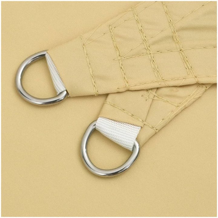 Solsegel sandfärgat 3x2 m 100% polyesteroxford vidaXL 2 x 3 m – bild 5