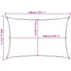 Solsegel sandfärgat 3x2 m 100% polyesteroxford vidaXL 2 x 3 m – miniatyr 10