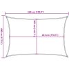 Solsegel sandfärgat 5x4 m 100% polyesteroxford vidaXL 4 x 5 m – miniatyr 10