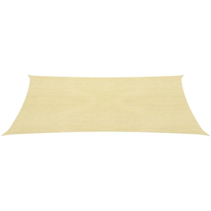 Solskärmssegel HDPE kvadratiskt beige vidaXL 3.6 x 3.6 m – bild 2