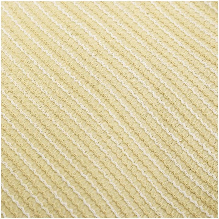 Solskärmssegel HDPE kvadratiskt beige vidaXL 3.6 x 3.6 m – bild 3