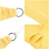 Solskärmssegel HDPE trekantigt beige vidaXL 3.6 x 3.6 x 3.6 m – miniatyr 7