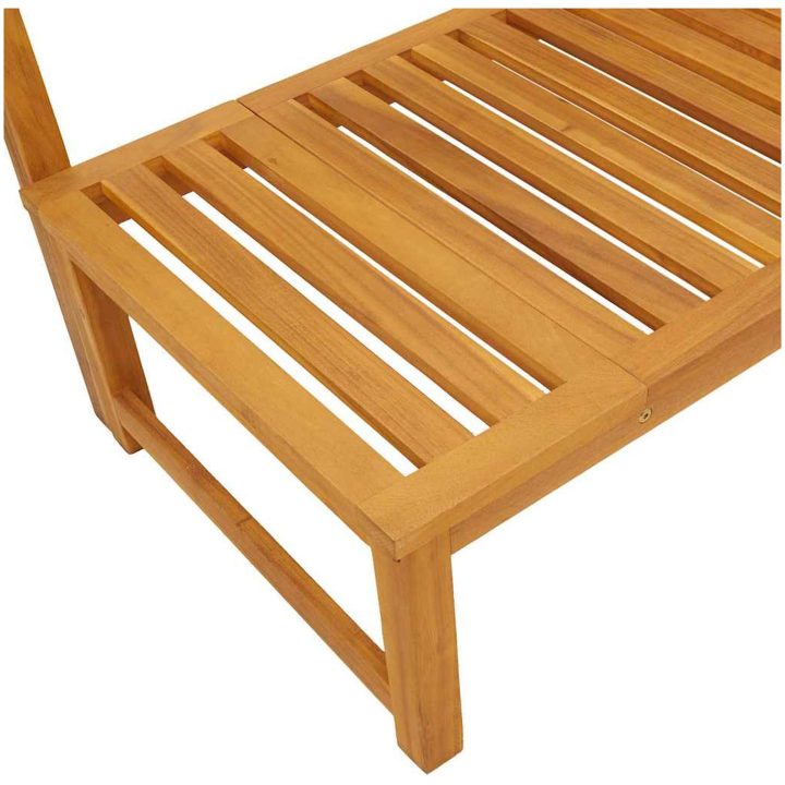 Solstol 3-i-1 Funktion Massivt Akaciaträ vidaXL 200 x 57 x 75 cm – bild 8