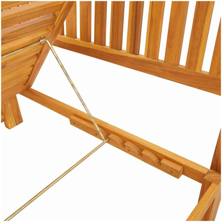 Solstol 3-i-1 Funktion Massivt Akaciaträ vidaXL 200 x 57 x 75 cm – bild 9