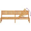 Solstol 3-i-1 Funktion Massivt Akaciaträ vidaXL 200 x 57 x 75 cm – miniatyr 10