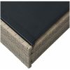 Solstol Beige 60x200x27 cm Poly Rattan vidaXL 69 x 200 x 27 cm – miniatyr 4