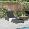 Solstol Grå 60x200x27 cm Konstrotting vidaXL 69 x 200 x 27 cm – miniatyr 3