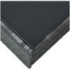 Solstol Grå 60x200x27 cm Konstrotting vidaXL 69 x 200 x 27 cm – miniatyr 5