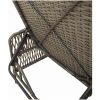 Solstol Grå PE Rattan Fällbar Solstol vidaXL 157 x 55 x 92 cm – miniatyr 10
