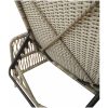 Solstol Ljusgrå PE Rattan Fällbar Solstol vidaXL 157 x 55 x 92 cm – miniatyr 9