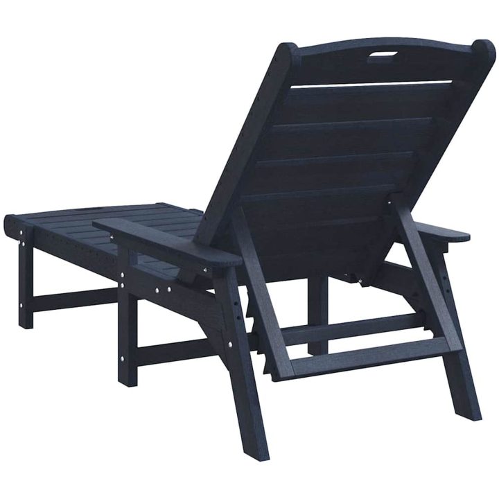 Solstol Marinblå 53x162x98.5 cm HDPE vidaXL 53 x 195.5 x 98.5 cm – bild 6
