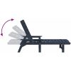Solstol Marinblå 53x162x98.5 cm HDPE vidaXL 53 x 195.5 x 98.5 cm – miniatyr 9
