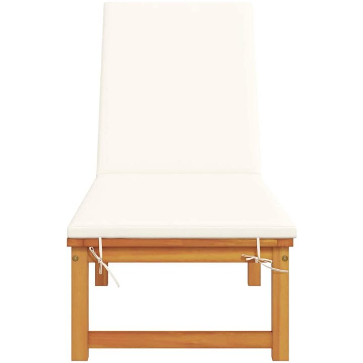 Solstol med Grädddynor Solid Trä Acacia vidaXL Standard – bild 4