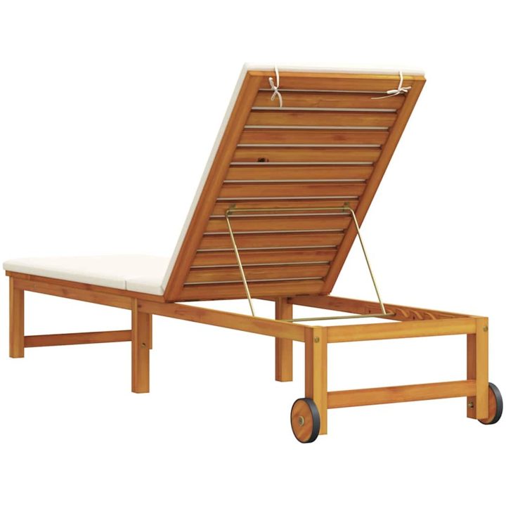 Solstol med Grädddynor Solid Trä Acacia vidaXL Standard – bild 6