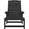 Solstol Svart 53x162x98.5 cm HDPE vidaXL 53 x 195.5 x 98.5 cm – miniatyr 4
